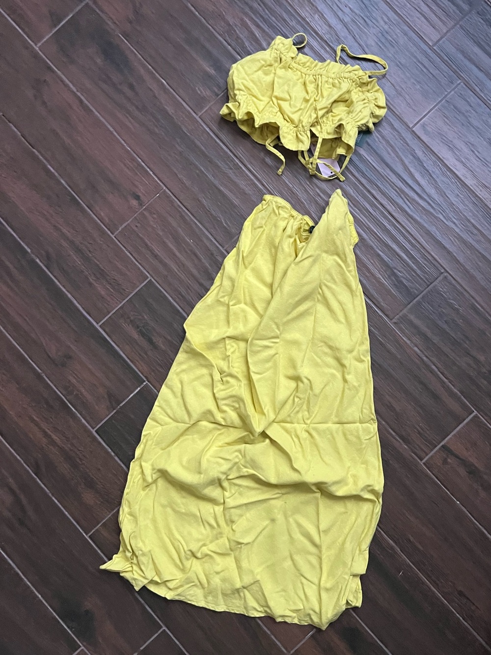 wild fable Bright Yellow Maxi Skirt